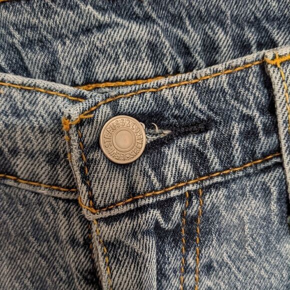 Levi's 513  jean raw hems size L30 W30 G2 - Picture 5 of 15